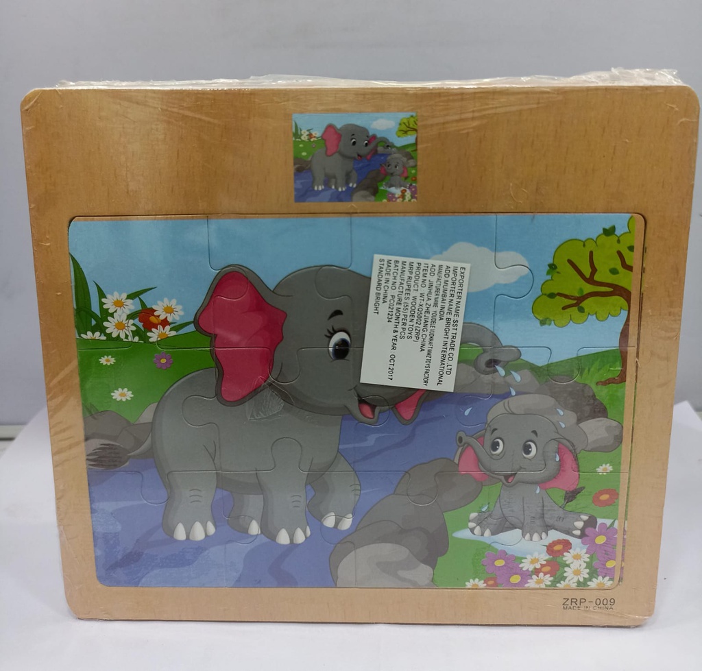 WOODEN PUZZLE B-12PCS