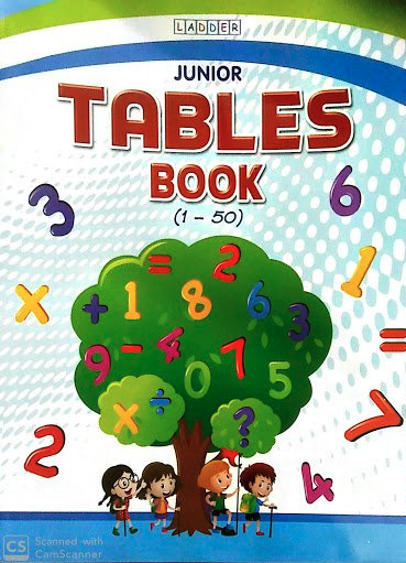 JUNIOR TABLES BOOK 1-50