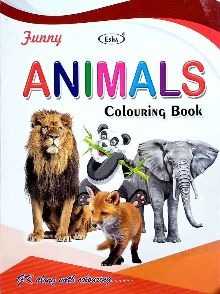 ESHA FUNNY ANIMALS COLOURING BOOK