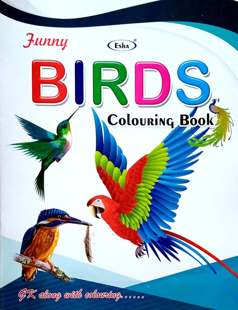 ESHA FUNNY BIRDS COLOURING BOOK