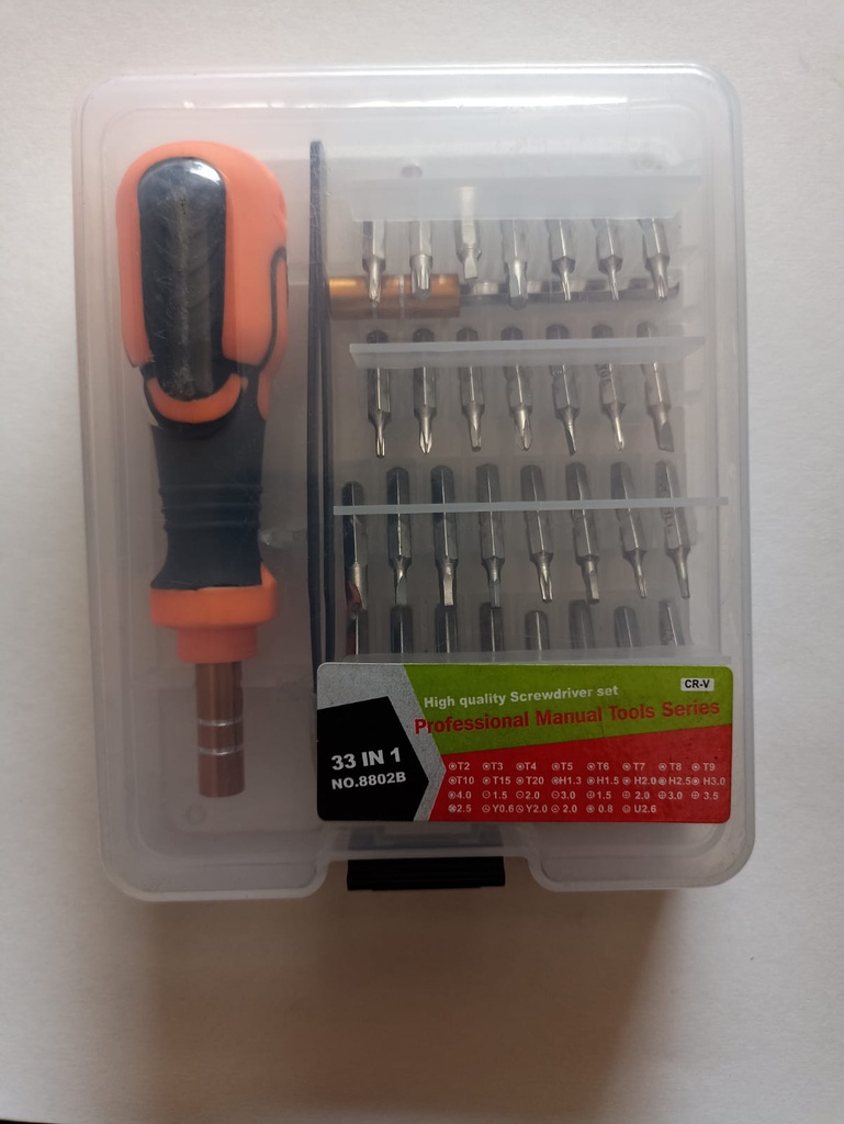 SCREW DRIVER SET 33 IN 1 TOOL BOX