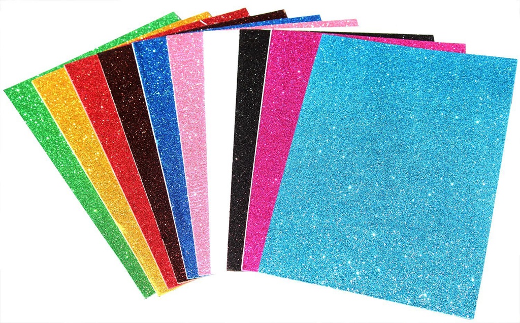JAGS ART&CRAFT (Glitter eva foam sheet with adhesive)