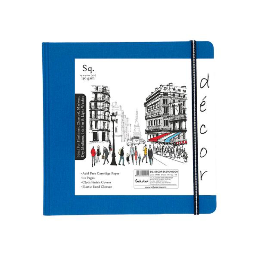 SCHOLAR SQ.DECOR SKETCH BOOK