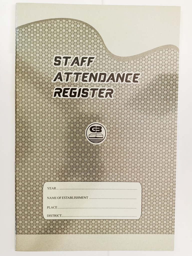 STAFF ATTENDANCE REGISTER