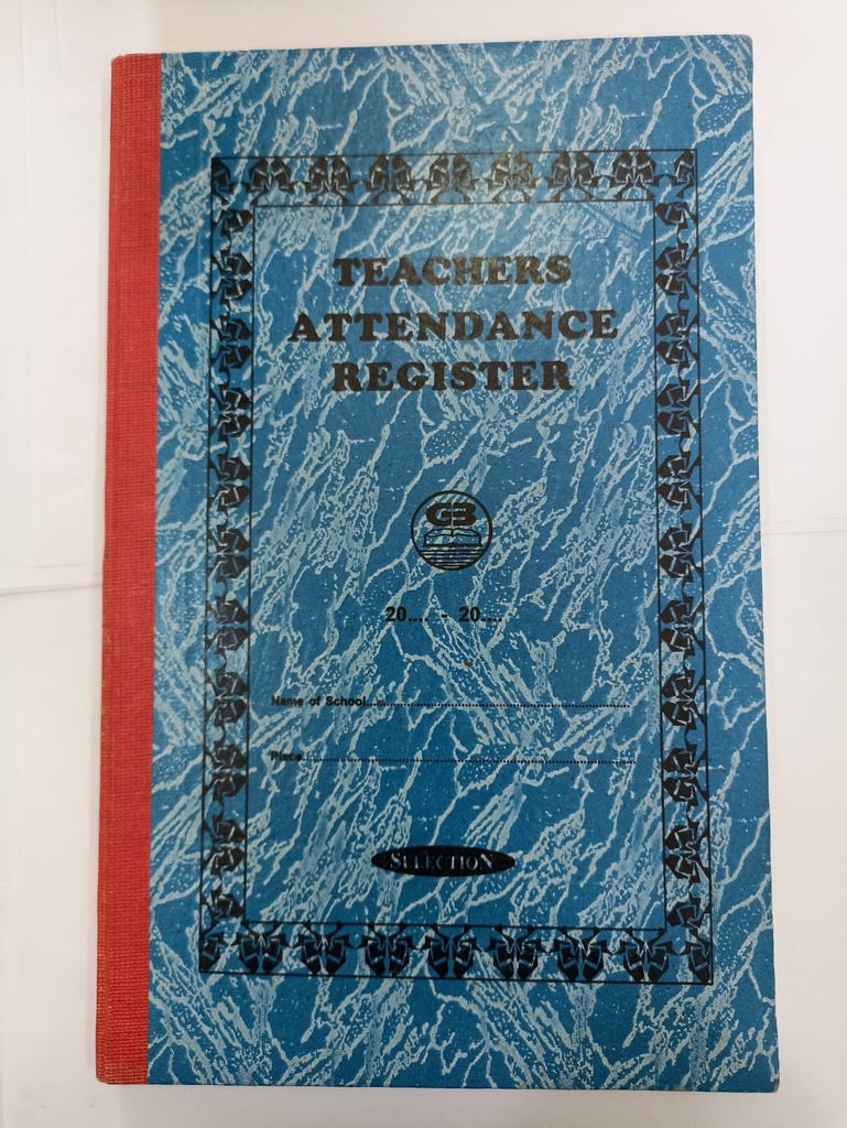 TEACHERS ATTENDANCE REGISTER (BINDING)