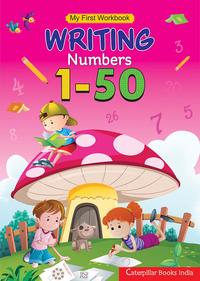 CATERPILLAR BOOLU OF INDIA WRITING NUMBERS(1-50)