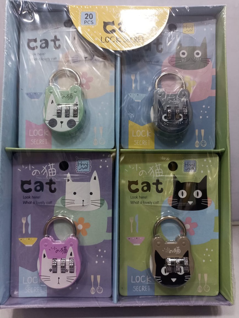NUMBER LOCK B-16PCS