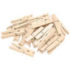 WOODEN CLIP PLAIN 45MM
