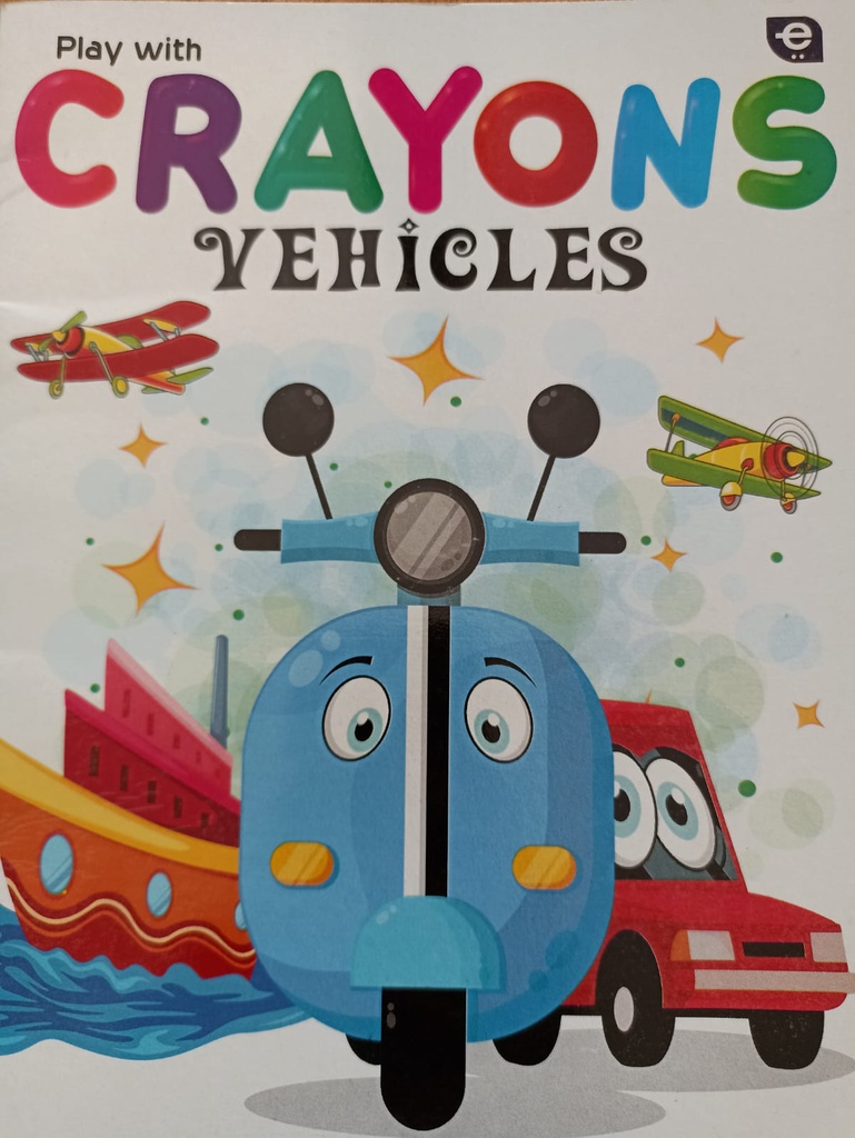 EDUMART PLAY WITH CRAYONS VEHICLES
