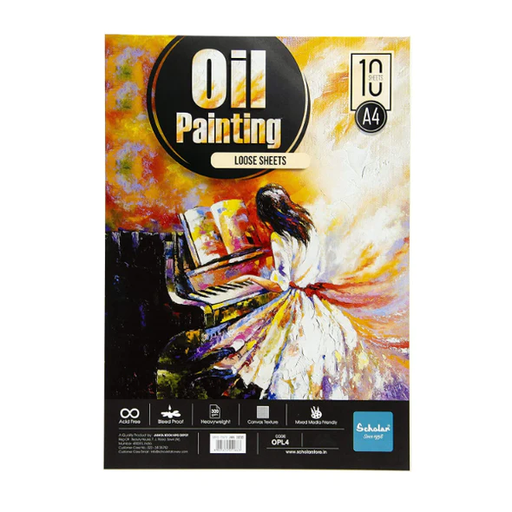 SCHOLAR A4 OIL PAINTING LOOSE SHEETS