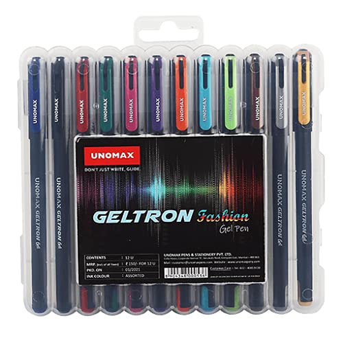 UNOMAX GLITRON GEL PEN ALL COLOR