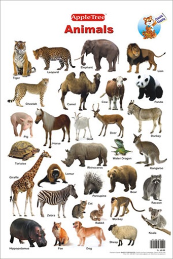 APPLE TREE CHART ANIMALS
