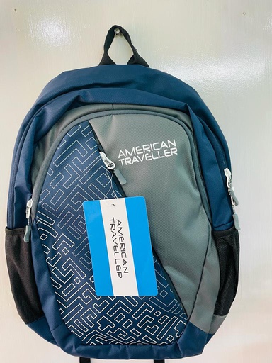 AMERICAN TRAVELLER HIGH SCHOOL BAG (BLUE)