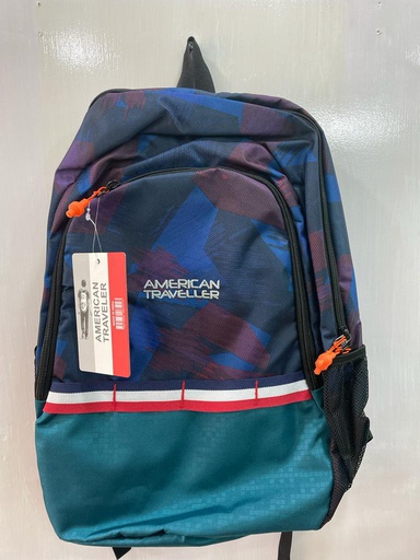 AMERICAN TRAVELLER  SCHOOL BAG (Blue)