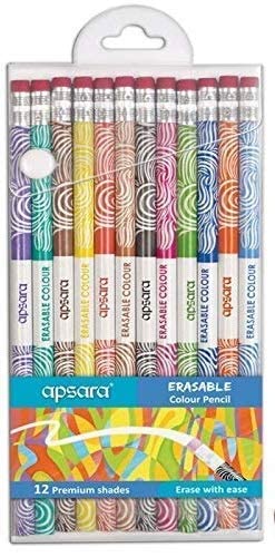 APSARA ERASABLE COLOUR PENCIL150MRP