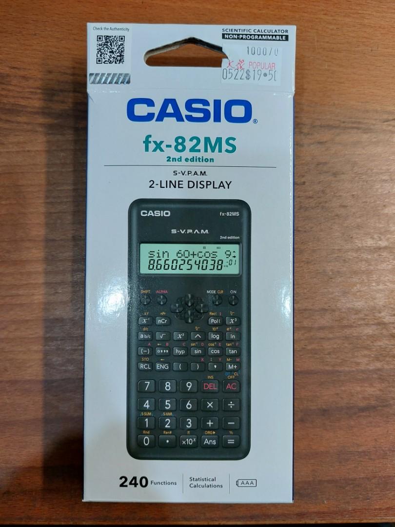 82ms Scientific Casio Fx 82 Ms Casio Fx82ms Casio 82 Fx Calculator CASIO  SCIENTIFIC CALCULATOR FX