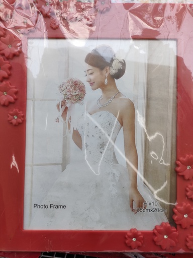 PHOTO FRAME SINGLE RED