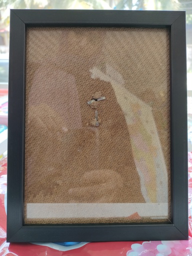FRAME A5 BLACK WITH STAND 1/2 INCH