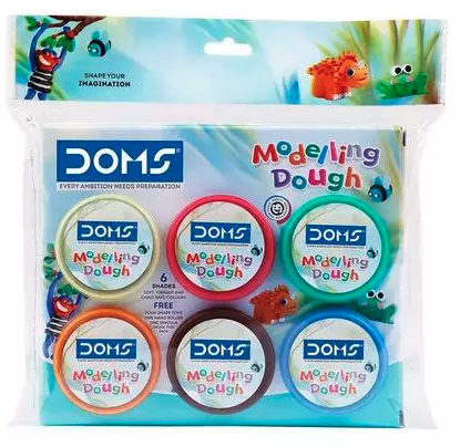 DOMS MODELLING DOUGH 6 SHADE