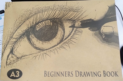 BEGINNERS A3 DRAWING BOOK MRP 110