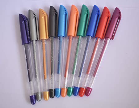 FLAIR GLITTER GEL PEN 10MRP