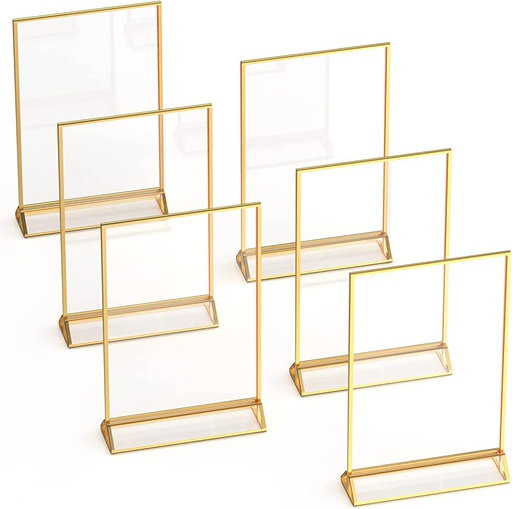 A5 TRANSPARENT FRAME WITH STAND
