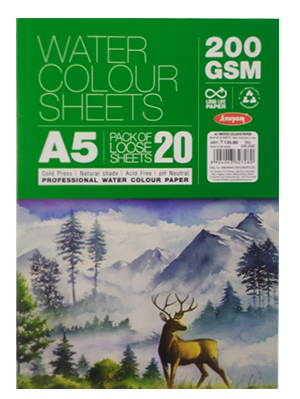 A5 WATER COLOR SHEETS